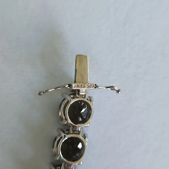 Smokey Quartz Tennis Bracelet